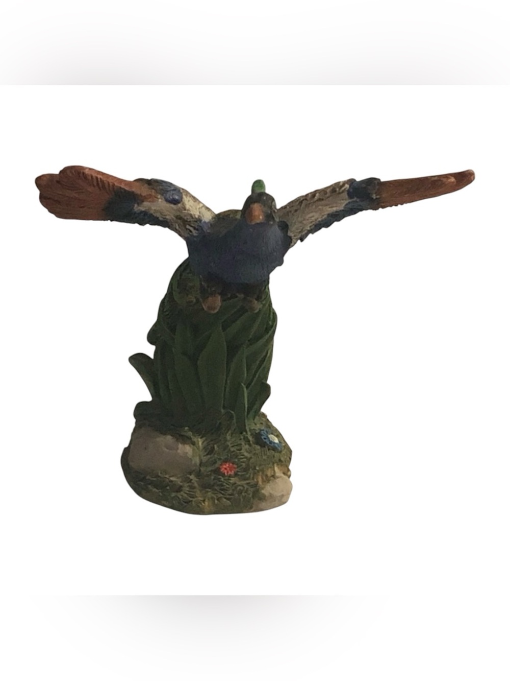 K’s Collection Small Blue Flying Peacock Statue Limited Edition